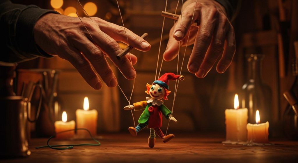 인형극 조종꾼 - 인형극과 교감 이야기.