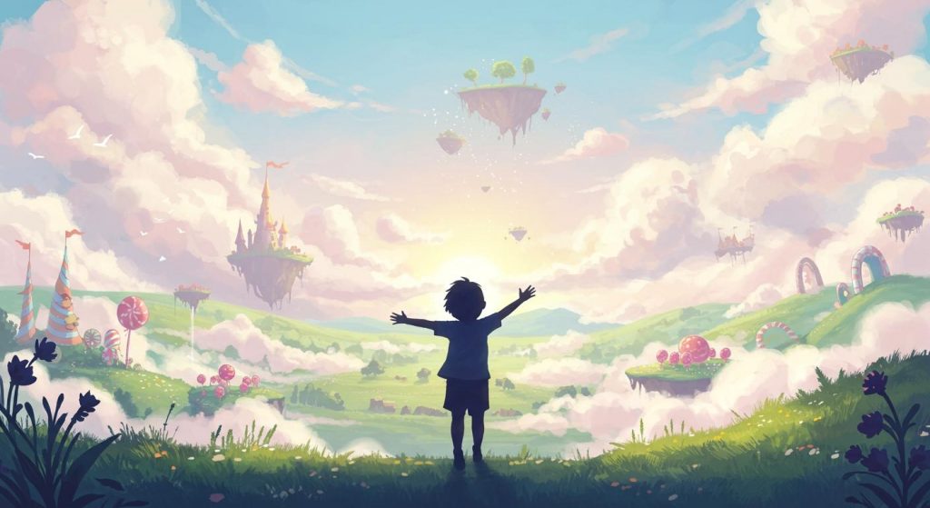 구름을 쫓는 소년 - 구름 따라 떠나는 모험