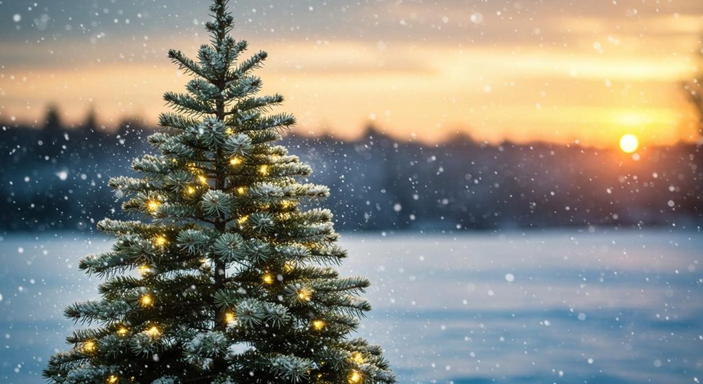 전나무 - 크리스마스 꿈을 꾸는 소나무.