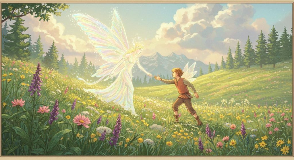 산속의 요정 - 요정과 인간의 만남 이야기