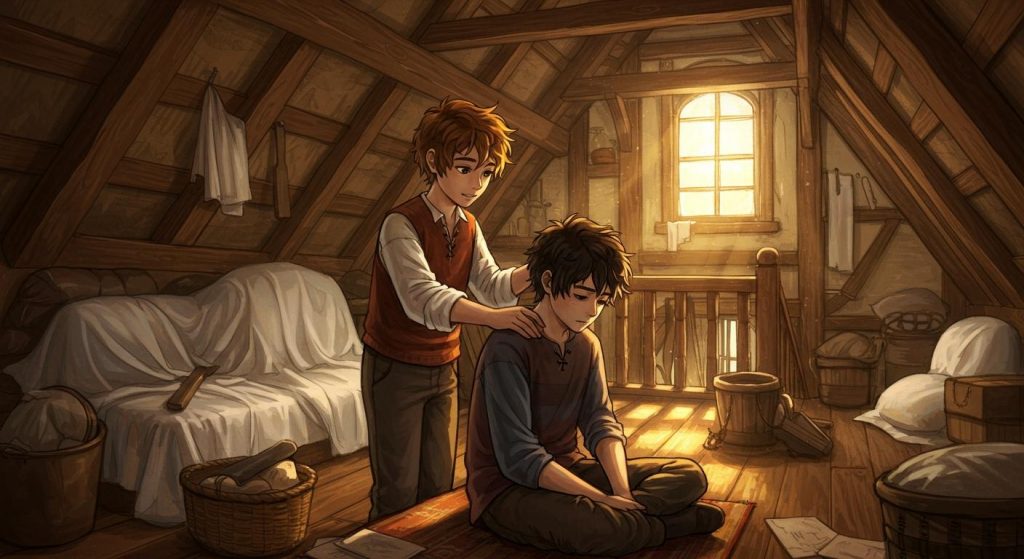 두 형제 - 형제 간의 갈등과 화해.