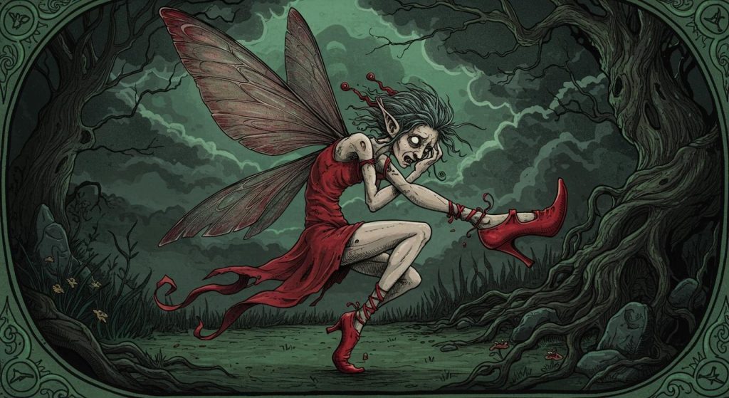 빨간 구두 - 저주받은 신발을 신은 소녀의 고통