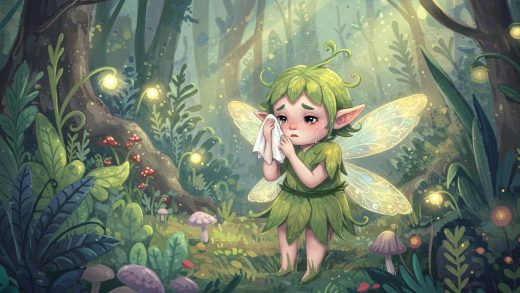 마법의 손수건 - 눈물을 닦으면 소원이 이루어짐