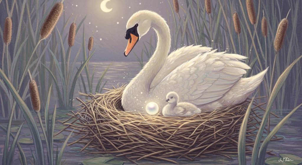백조의 보금자리 - 백조 둥지를 통한 예술.