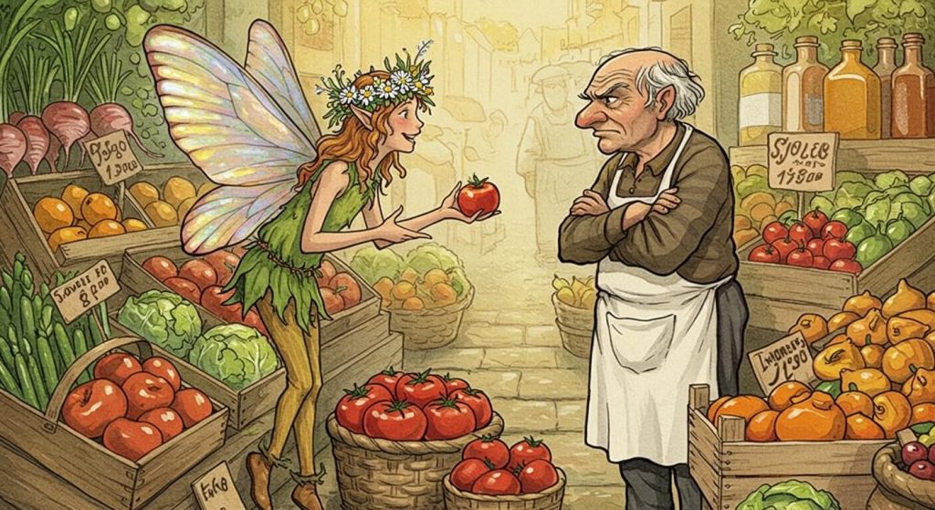 요정과 식료품장수 - 예술과 실용성 논쟁.