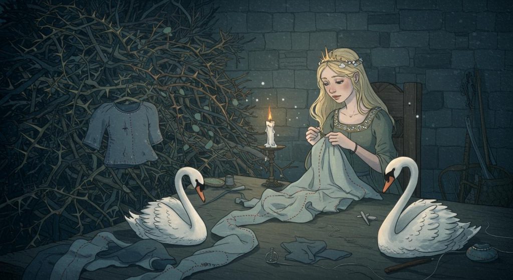 야생 백조 - 공주의 헌신과 고난.