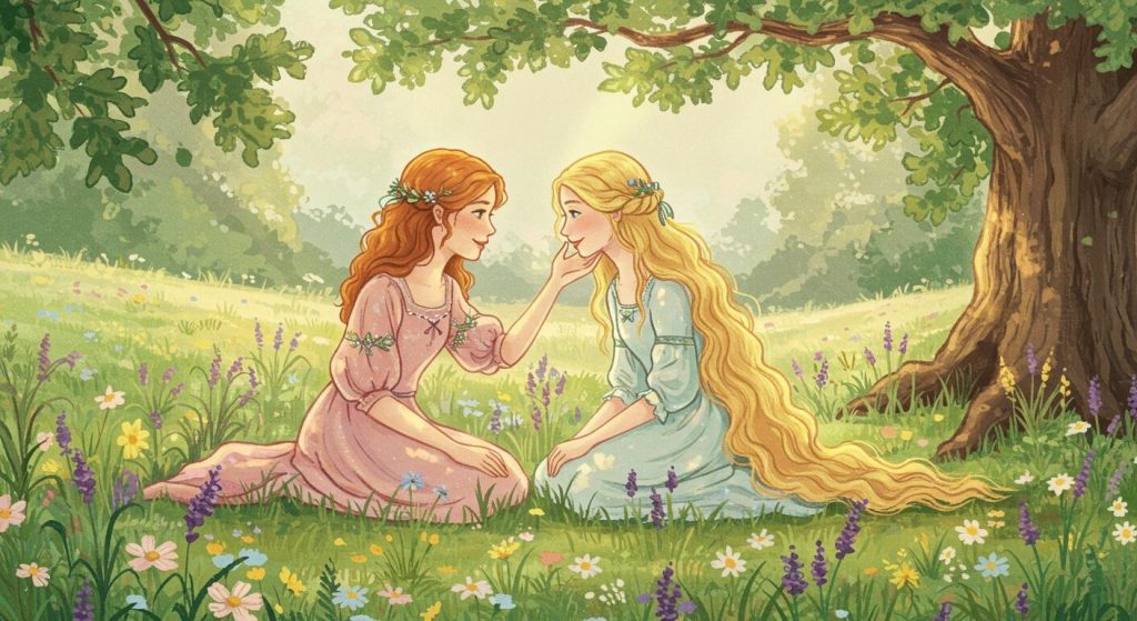 두 아가씨 - 사랑과 우정의 이야기.