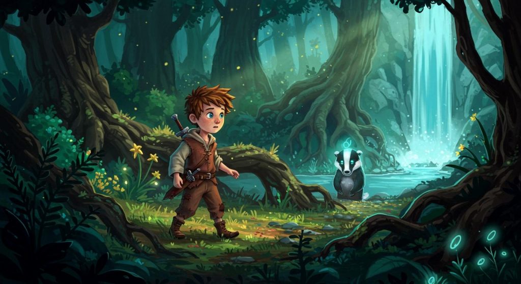 용감한 소년의 모험 - 시련을 이긴 소년의 성장