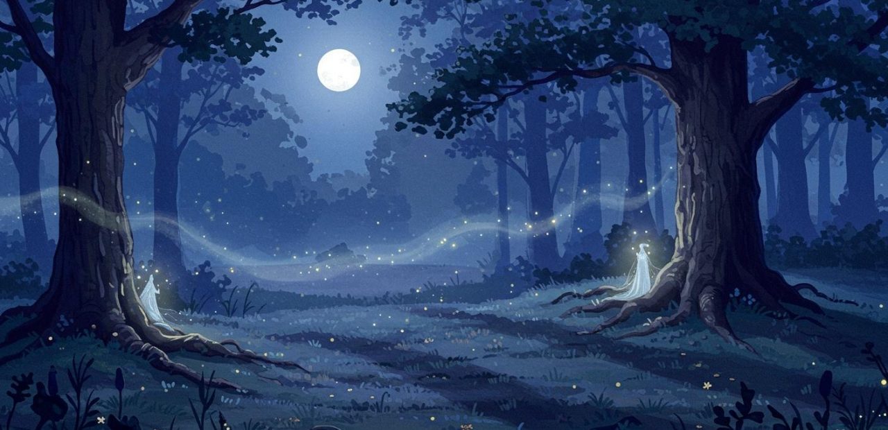 고요한 밤의 전설 - 밤에 속삭이는 축복의 전설