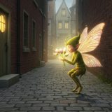 조용한 골목의 요정 - 도시 속 희망을 지키는 요정