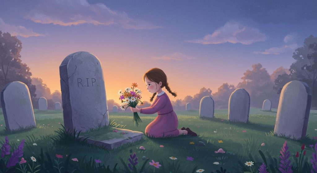 무덤 속의 아이 - 애틋한 이별 이야기.