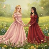 하얀 장미와 붉은 장미 - 자매가 꽃처럼 성장