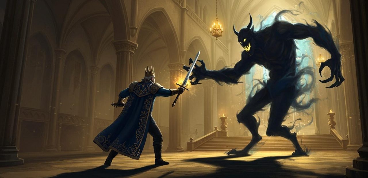 왕의 그림자 - 그림자가 자아를 가지며 대립하는 이야기