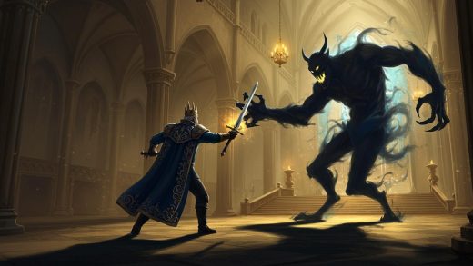 왕의 그림자 - 그림자가 자아를 가지며 대립하는 이야기