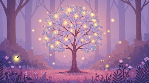 별빛 나무 - 별이 만든 신비로운 나무 이야기