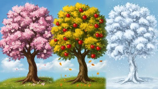 사과 나무의 노래 - 계절 속 아름답게 자라는 나무