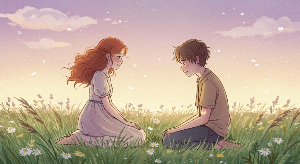 이브와 어린 크리스티나 - 어린 연인의 사랑과 이별.