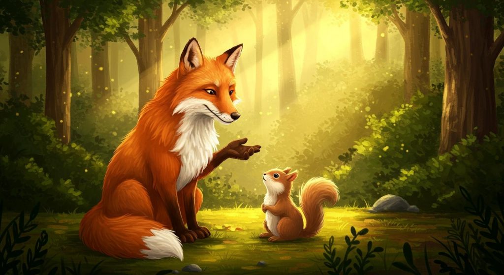 지혜로운 여우 - 여우의 재치로 전하는 교훈