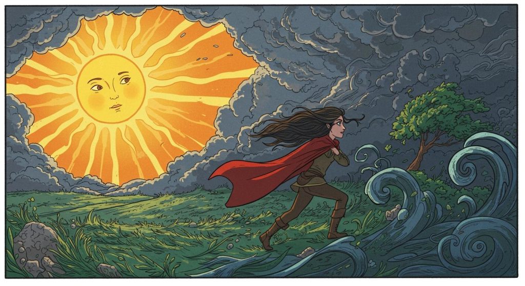 바람과 해님 - 힘과 온화함의 교훈을 주는 이야기