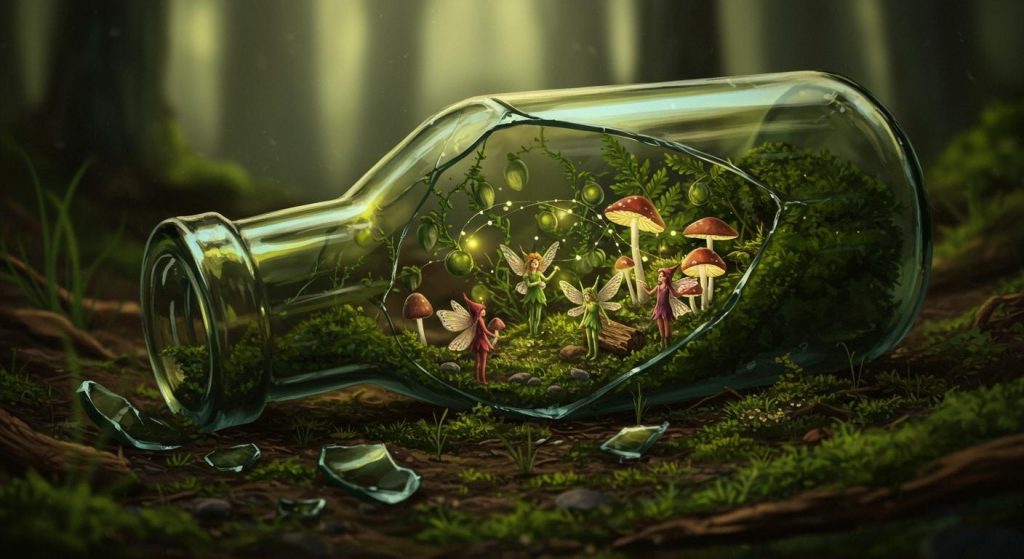 병 주둥이 - 깨진 병목의 운명 수용.