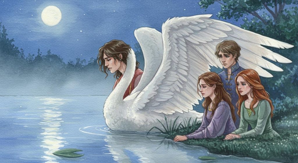 백조 왕자 - 저주를 받은 백조 왕자와 동생의 희생