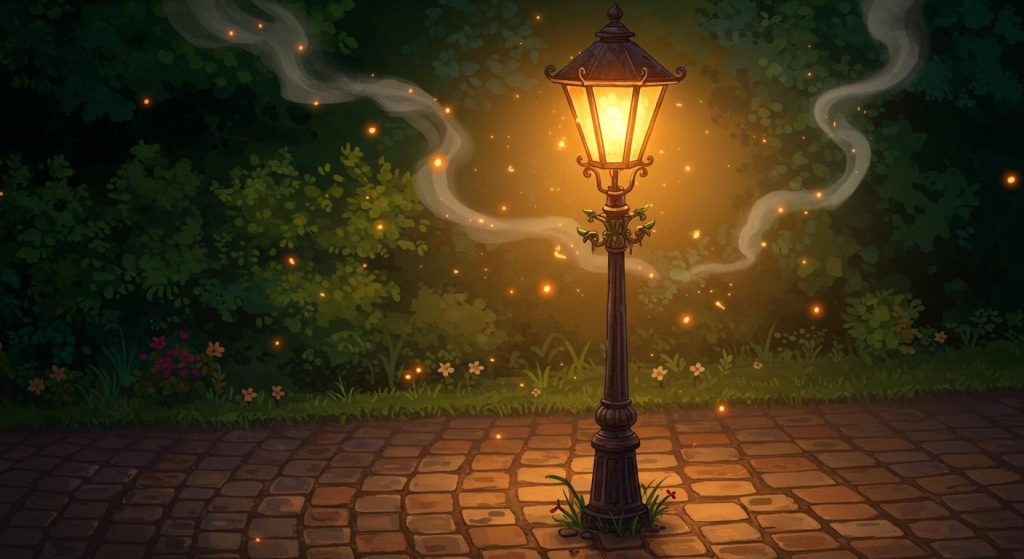 늙은 거리의 가로등 - 은퇴를 앞두고 지나온 날들을 회상하는 가로등