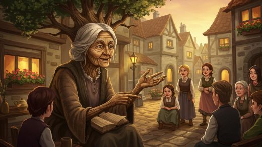 지혜로운 노파 - 마을을 돕는 지혜로운 노인의 이야기