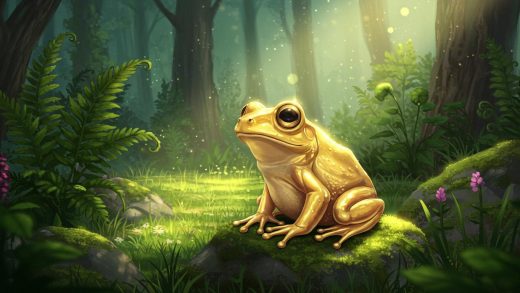 황금빛 개구리 - 마법에 걸린 개구리 왕자