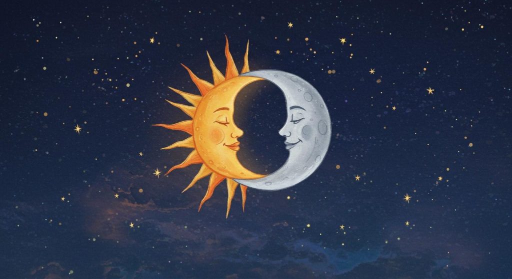 태양과 달의 약속 - 낮과 밤이 생긴 전설