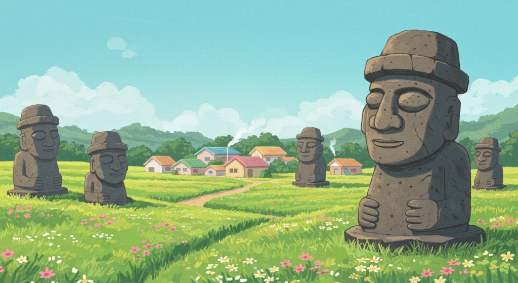 돌하르방의 전설 - 제주 돌하르방의 신비한 이야기