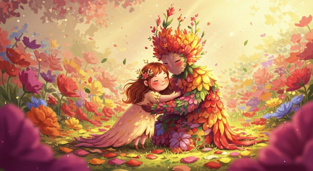 엄지공주 - 작은 엄지공주와 꽃 속 왕자의 행복한 결말