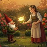 난쟁이 요정과 정원사의 부인 - 난쟁이 요정과 부인의 교감.