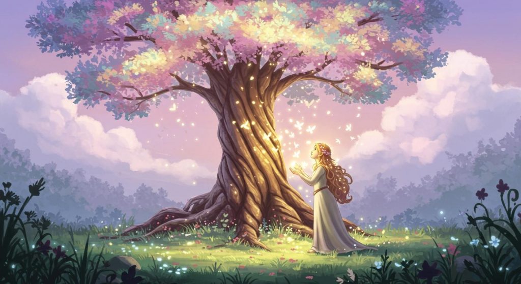 바리공주 - 공주가 모험 끝 행복을 찾음