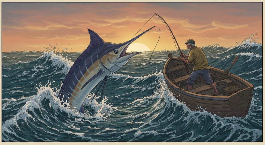 노인과 바다 - 늙음과 투쟁의 기록