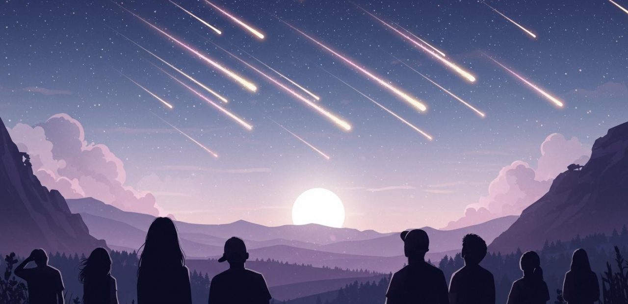 반짝이는 유성 - 소원을 이루어주는 유성 이야기