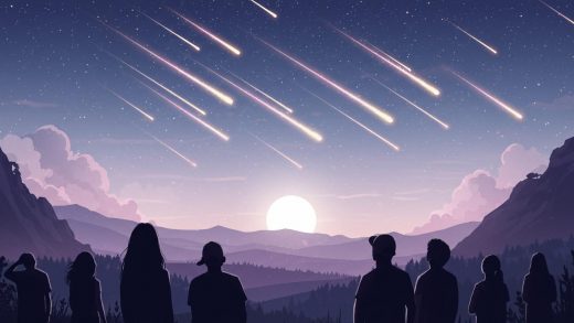 반짝이는 유성 - 소원을 이루어주는 유성 이야기