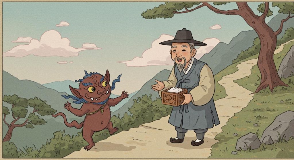 도깨비와 소금장수 - 소금장수의 지혜로운 대결