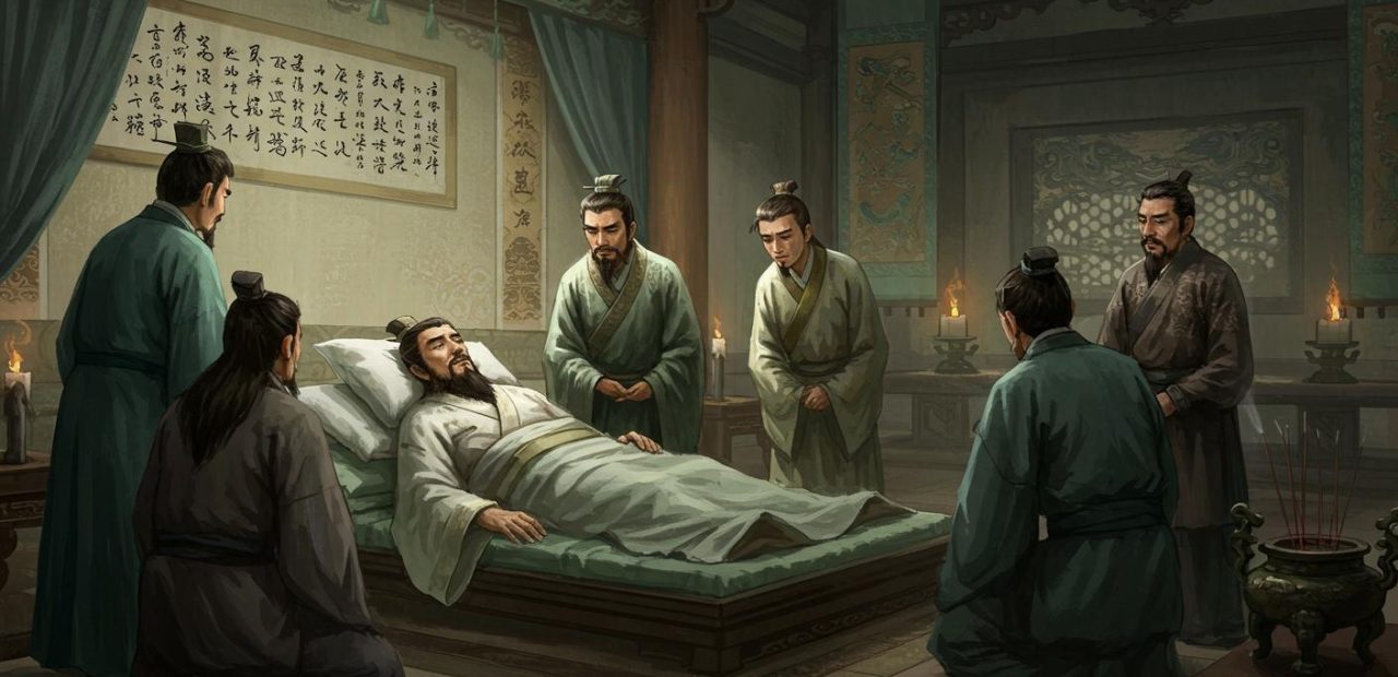 49. 유비의 최후 – 백제성에서 병들어 죽음.