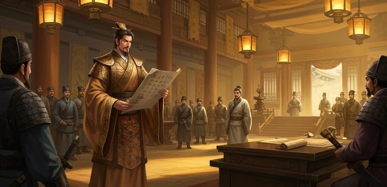 55. 출사표 – 제갈량이 북벌을 개시하며 충정을 드러냄.