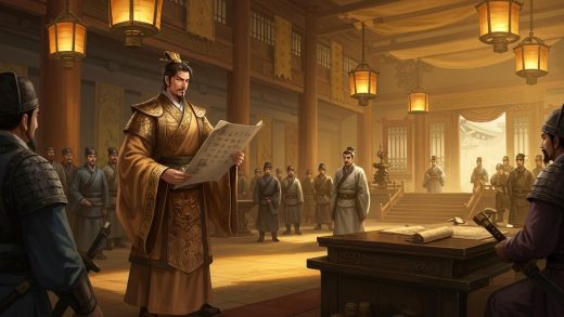 55. 출사표 – 제갈량이 북벌을 개시하며 충정을 드러냄.