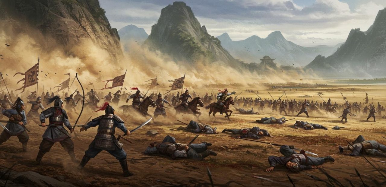 22. 원소와 조조의 관도대전 – 조조가 열세를 극복해 대승.