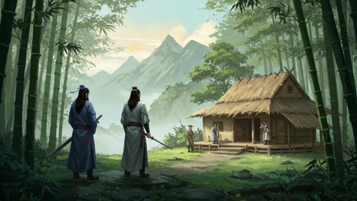 27. 삼고초려 – 유비가 제갈량을 세 번 찾아가 모셔옴.