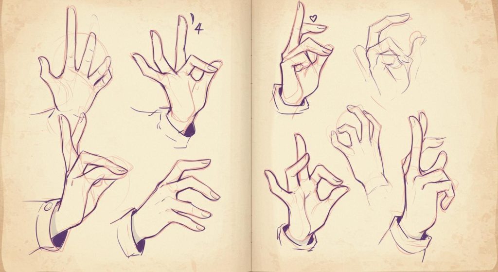 가가미 다카히로가 알려주는 손 그리는 법