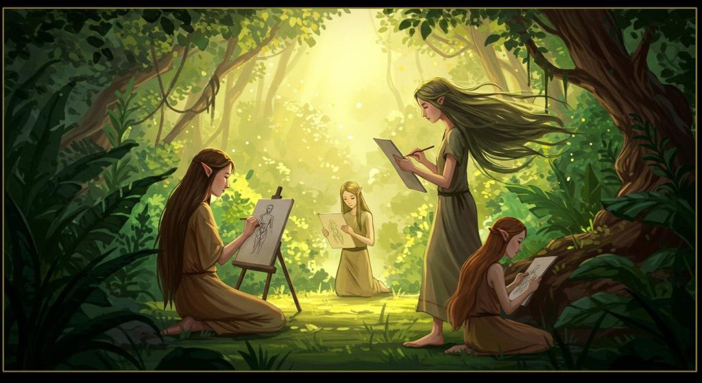 자연스러운 인체 드로잉