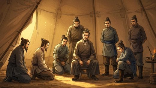 60. 제갈량의 오장원 죽음 – 지병으로 진중에서 사망.