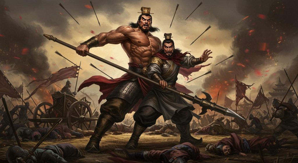 93. 전위의 충성 – 조조를 위해 몸을 던짐.