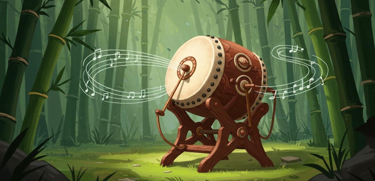 91. 제갈량의 공명상자 – 자명고와 같은 전술 장치.