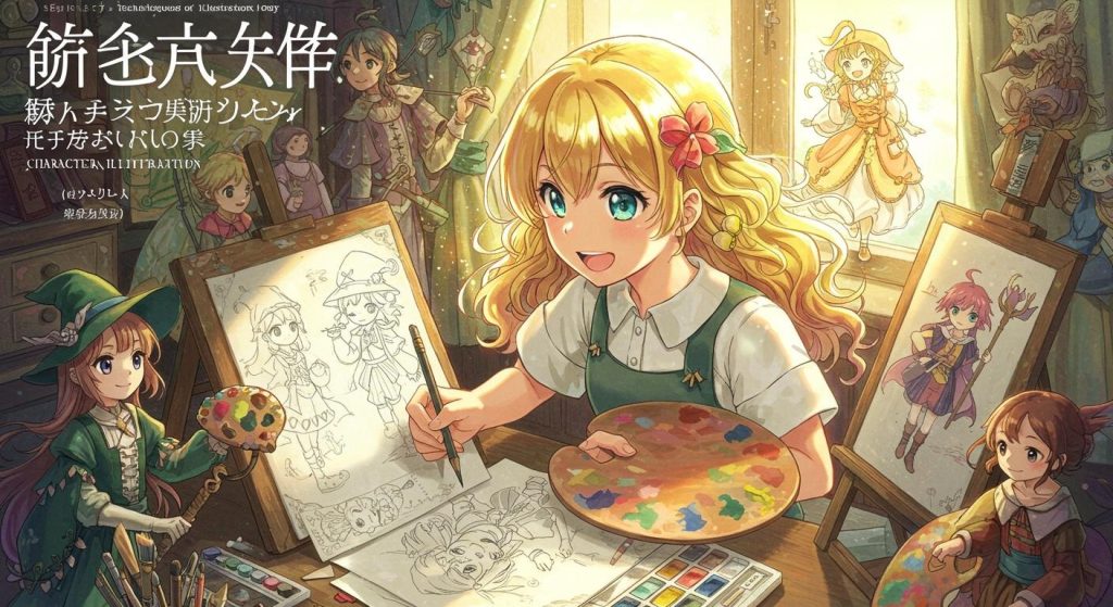 기술의 서,사이토 나오키,잘 그리기 금지 후속작으로 캐릭터 일러스트 잘 그리는 기술의 모든 것