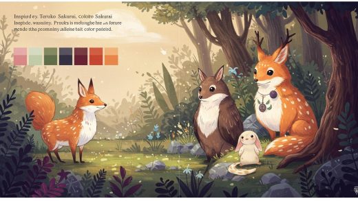 만화 캐릭터 배색 교과서,사쿠라이 테루코,일본 최고 컬러 전문가가 알려주는 색 선택법과 사용법의 최강 사전