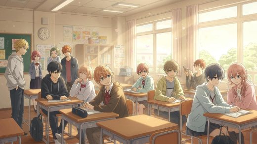 "빠졌어, 너에게",와야마 야마,거부할 수 없는 매력의 소년들과 주인공들의 학교생활 이야기